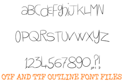 Skool Handwriting Font Written Children's Lettering ABC OTF Product Image 2