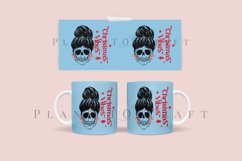 skul christmas vibes coffee mug glass wrap svg 11oz 15oz mug svg presized for 11oz 15oz glass ready to cut and sublimation files