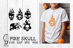 Fire skull svg Product Image 1