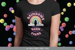 When It Rain Look for Rainbow SVG Product Image 1