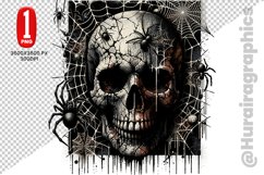 Cute Skull Clipart - PNG File Product Image 1