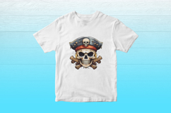 Skull &amp; Crossbones Clipart Bundle| Pirate Transparent PNG Product Image 6
