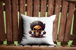 Skull &amp; Crossbones Clipart Bundle| Pirate Transparent PNG Product Image 9