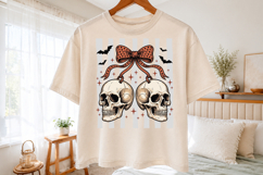 Skull Cherry Halloween PNG,Halloween Sublimation Design Product Image 2