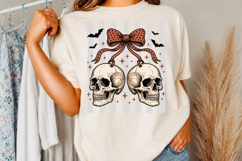 Skull Cherry Halloween PNG,Halloween Sublimation Design Product Image 3