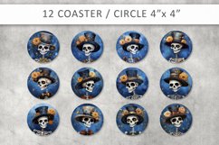 Halloween Skull Round Coaster Bundle Product Image 3