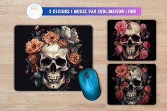 Skull Mouse Pad Sublimation Designs Product Image 1