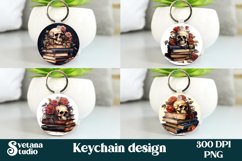 Skull flower keychain bundle | Halloween keychain