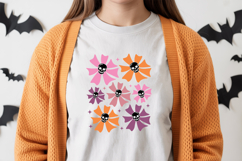 Skull Flower SVG | Halloween PNG | Halloween Flower Clipart Product Image 3