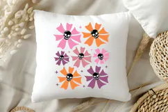 Skull Flower SVG | Halloween PNG | Halloween Flower Clipart Product Image 4