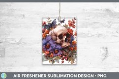 GorgeousSkull Flowers 01 Air Freshener design.