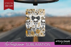 Skull Mama Halloween Air Freshener PNG Spooky Season PNG Product Image 1