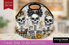 Skull Mama Halloween Lunch Bag Spooky Season Lunch Bug PNG Product Image 1
