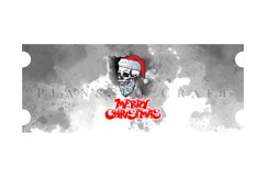 skull merry christmas coffee mug sublimation wrap glass mug wrap svg presized for 11oz and 15oz glass mug are sublimation files