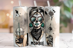 Mombie Tumbler, Funny Quotes Tumbler Wrap, Sarcastic Tumbler Product Image 1