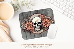 Skull Mouse Pad Png  Western Mousepad Sublimation Skull