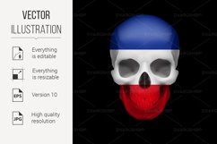 Yugoslavian flag skull Product Image 1