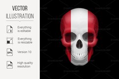 Peruvian flag skull Product Image 1