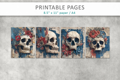 grunge skull papers Product Image 2
