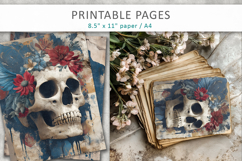 grunge skull papers Product Image 4