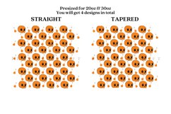 Bundle 6 Halloween Skinny Tumbler Sublimation Wrap SVG Product Image 9