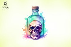 Skull Watercolor Sublimation Bundle Product Image 2