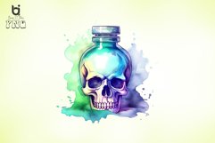 Skull Watercolor Sublimation Bundle Product Image 3