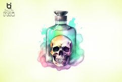 Skull Watercolor Sublimation Bundle Product Image 5