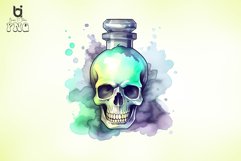 Skull Watercolor Sublimation Bundle Product Image 7