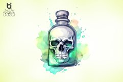 Skull Watercolor Sublimation Bundle Product Image 8
