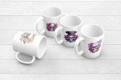 Skulls and Roses Clipart Bundle - 10 Gothic Transparent PNG Product Image 5