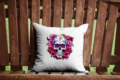 Skulls and Roses Clipart Bundle - 10 Gothic Transparent PNG Product Image 11