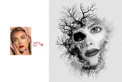 Trees Art Editable Photo Effect Template Product Image 3