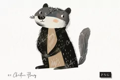 Woodland Skunk Clipart | Animal PNG Product Image 1