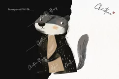 Woodland Skunk Clipart | Animal PNG Product Image 2
