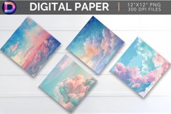 Sky And Cloud Digital Paper Product Image 1