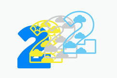 cloud and stars Numbers 3D SVG Product Image 3