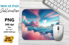 Fantasy Sky mouse pad sublimation. Product Image 1