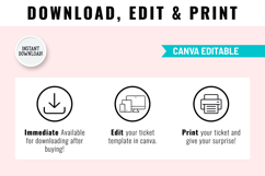 Skydiving Gift Ticket Canva Template Product Image 2