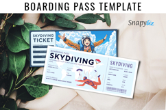 Printable Skydiving Gift Voucher Template Product Image 1