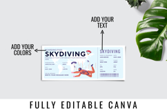 Printable Skydiving Gift Voucher Template Product Image 7