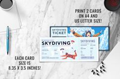 Printable Skydiving Gift Voucher Template Product Image 5