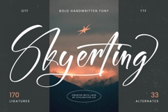 Skyerting - Bold Handwritten Font Product Image 1