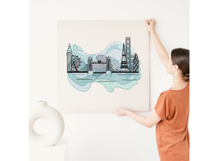 London Skyline - Machine Embroidery Design Product Image 4