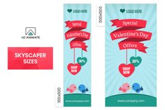 Shopping &amp; E-commerce | Valentine Sale Banner - SE016 Product Image 3