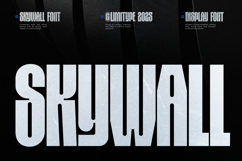 Skywall - Condensed Font Product Image 1