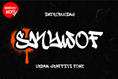 Skywoff | Graffiti Tags Webfont for Urban Website Style Product Image 1