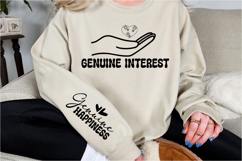 Genuine interest Sleeve SVG Design Product Image 3