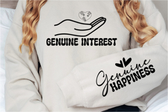 Genuine interest Sleeve SVG Design Product Image 2