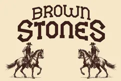 Slab Model - Western Slab Serif Font Product Image 2